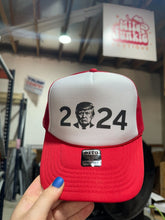 Load image into Gallery viewer, 2024 Trump Trucker HatMultiOS
