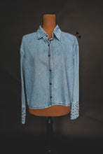 Load image into Gallery viewer, DENIM TRAILS top
