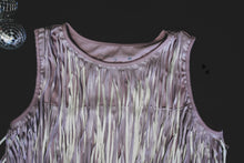 Load image into Gallery viewer, GIRLS BEST FRINGE *LILAC tank
