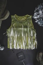 Load image into Gallery viewer, GIRLS BEST FRINGE *AGAVE tank
