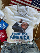 Load image into Gallery viewer, Trump Fight for America Graphic Tee
