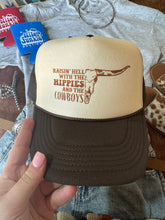 Load image into Gallery viewer, Raisin&#39; Hell With Hippies &amp; Cowboys Trucker Hat
