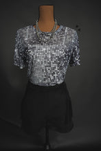 Load image into Gallery viewer, DOLLY DISCO MESH TEE
