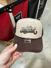 Load image into Gallery viewer, Hello Darlin&#39; Trucker HatBrownOS
