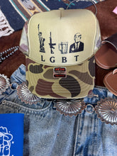 Load image into Gallery viewer, LGBT Trucker HatCamoOS
