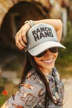 Load image into Gallery viewer, Ranch Hand Trucker HatGreyOS
