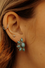 Load image into Gallery viewer, Small Turquoise Cluster Stud EarringsTurquoiseOS
