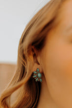 Load image into Gallery viewer, Small Turquoise Cluster Stud EarringsTurquoiseOS
