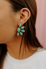 Load image into Gallery viewer, Turquoise Cluster Stud EarringsTurquoiseOS
