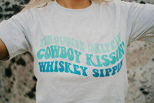 Load image into Gallery viewer, Turquoise Drippin&#39; Western Graphic TeeAshS
