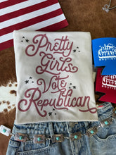 Load image into Gallery viewer, Vote Republican Star Spangled Graphic T - shirtCool GreyS
